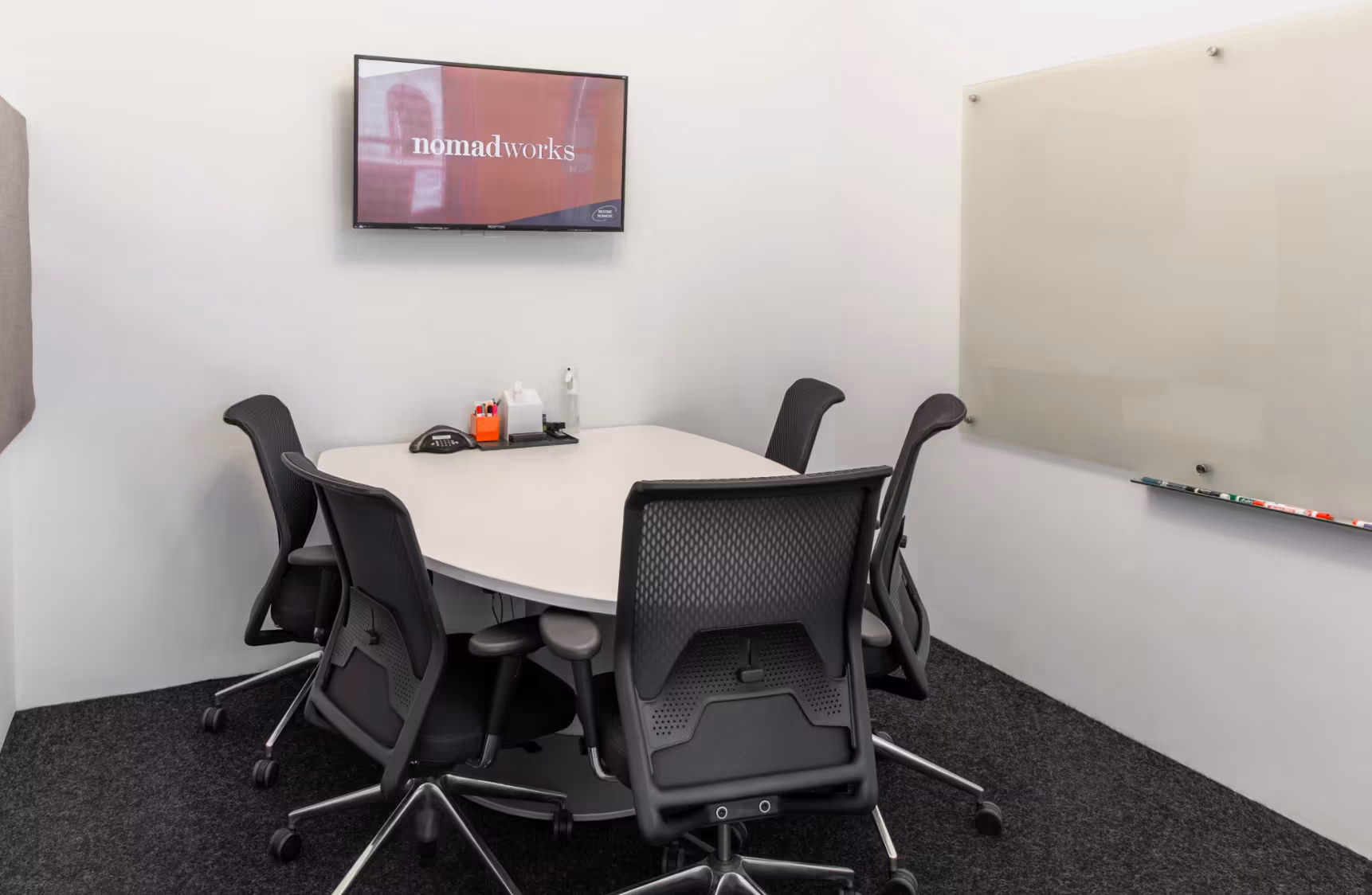 Broadway Lounge Inspiration Room, 5-person meeting room at 1216 Broadway, NoMad