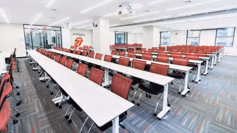 Madison Avenue Drive Training Room, 230-person training room at 515 Madison Avenue, Midtown East