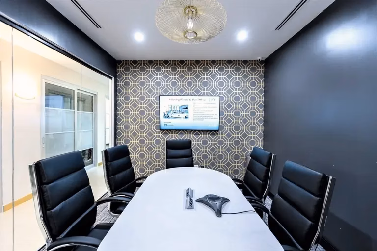 Madison Avenue Forum Room, 8-person meeting room at 515 Madison Avenue, Midtown East