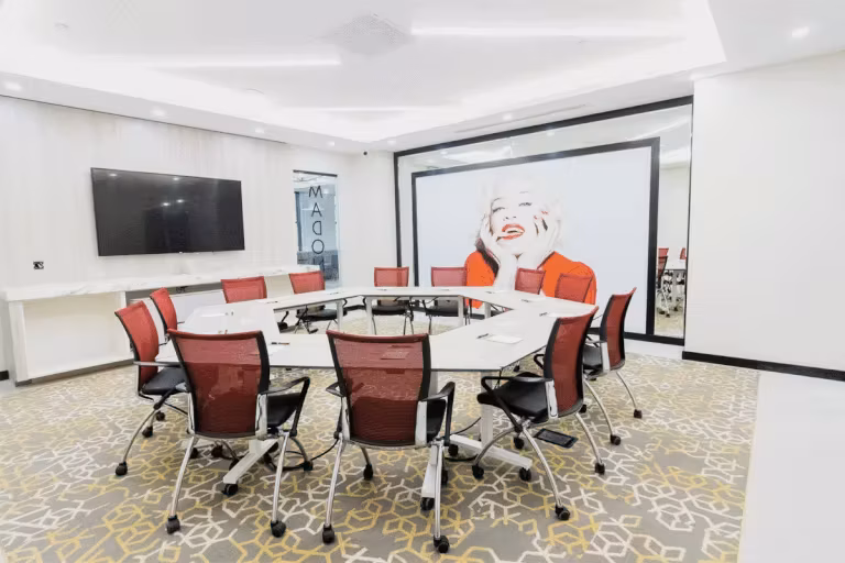 Madison Avenue Radiance Room, 40-person training room at 515 Madison Avenue, Midtown East