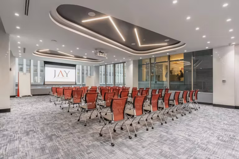 Midtown West Discovery Studio, 100-person training room at 109 West 39th Street, Midtown West — photo 2