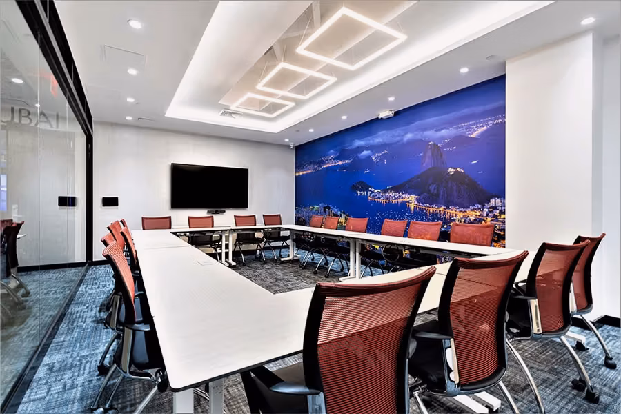 Midtown West Rio Room, 18-person meeting room at 109 West 39th Street, Midtown West